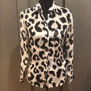 Animal print Equipment blouse